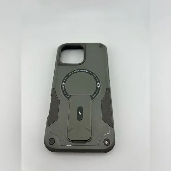 Rugged Armor iPhone 16 Pro Max Case – Heavy Duty with Kickstand & Magnetic Ring - Picture 5 of 9